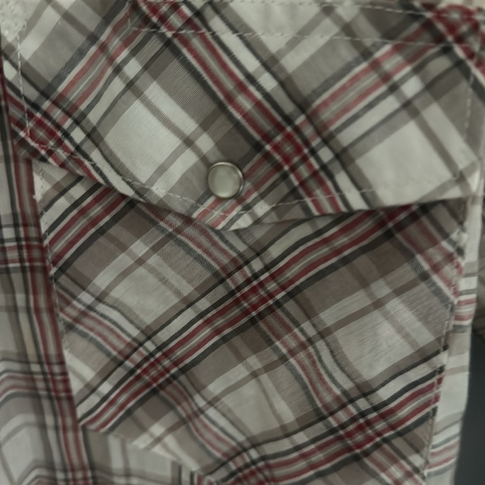 Wrangler Button-Down Cowboy Snap Double Pocket - image 4